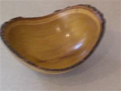 Natural  edge mulberry bowl by Howard Overton